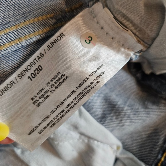 NEW Ella Moss High Rise Jeans Slim Straight Ankle 10/30 Light Wash Denim NWT - Picture 6 of 9